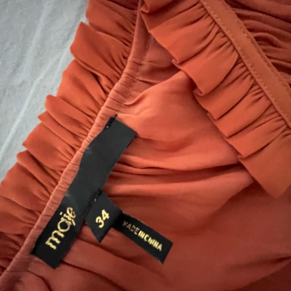 Maje Ruffle  Dress - Picture 4 of 7